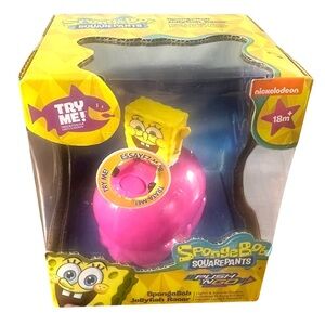 New SpongeBob SquarePants JellyFish Racer Push N Go Powered Toy Nickelodeon 18M+